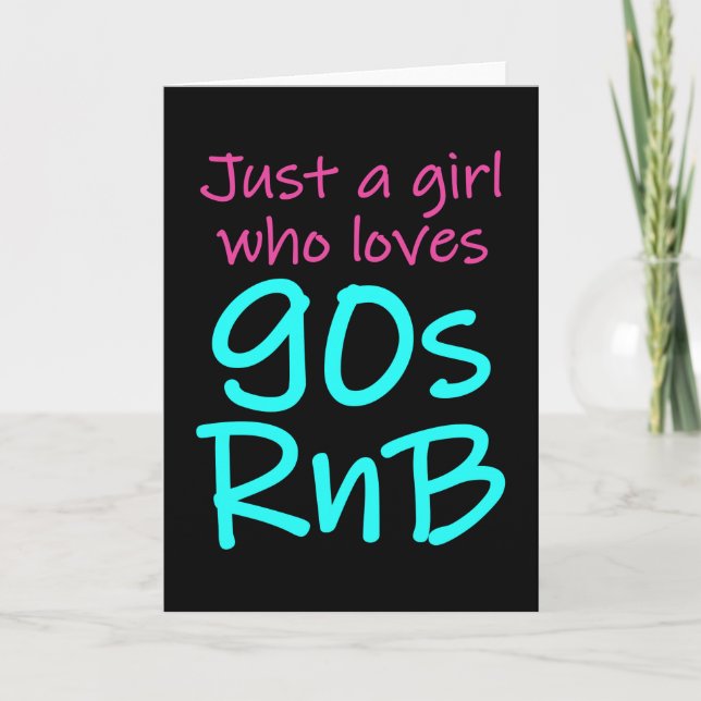 90's R&B Nineties Rhythm And Blues Retro Gift Card (Front)