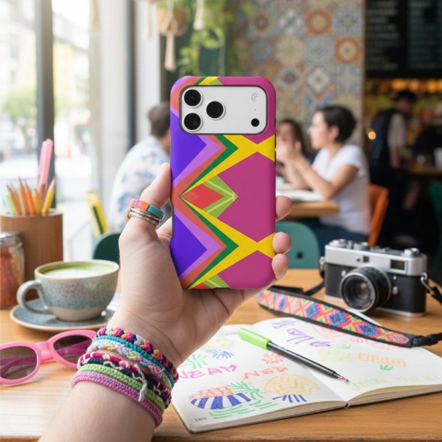 90s Retro Maximalist Geometric Chevron Pop Art (Creator Uploaded)