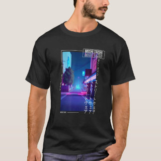 90's Retro Synthwave Japanese Vaporwave Otaku Aest T-Shirt