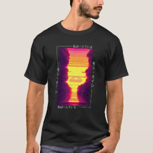 90's Retro Synthwave Japanese Vaporwave Otaku Aest T-Shirt