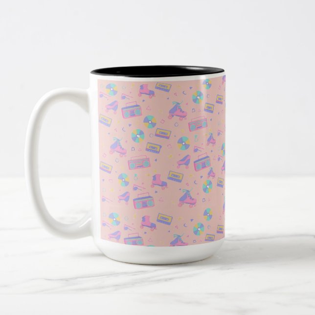 90s Retro Two-Tone Coffee Mug (Left)