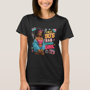 90S Rnb Girl Music Soul Hip Hop Cassette Tape Boom T-Shirt