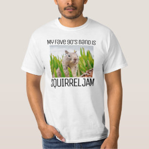 90s Rock Band Squirrel Jam T-Shirt