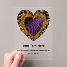 90s Rockabilly Punk Heart Tattoo Style Pattern