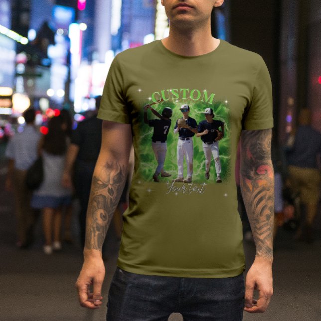 90's Sport Bootleg Rap Custom Photo T-Shirt (Creator Uploaded)