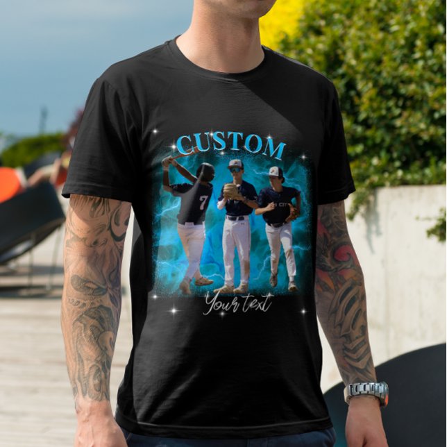 90's Sport Bootleg Rap Custom Photo T-Shirt (Creator Uploaded)