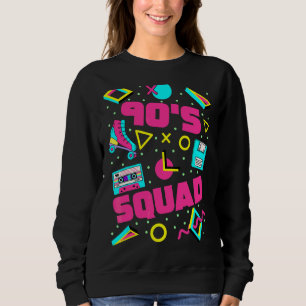 90s Squad 90s Aesthetic Matching 90s Party Sweatshirt