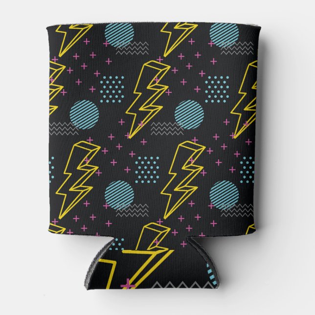 90's style: colourful abstract pattern can cooler (Front)