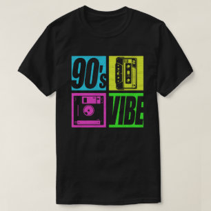 90s Vibe 1990s Fashion 90 Theme Party Nineties  T-Shirt