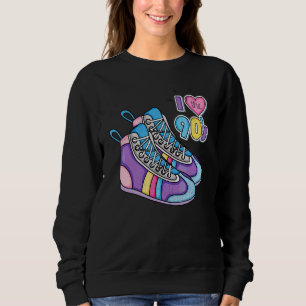 90s Vibe  For 90s Music  I Heart The Nineties 4 Sweatshirt