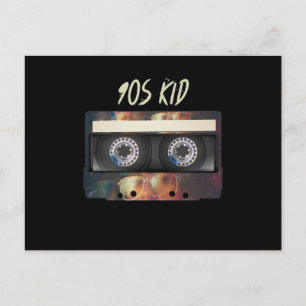 90s Vibe Mixtape Cassette 90's BIrthday Postcard