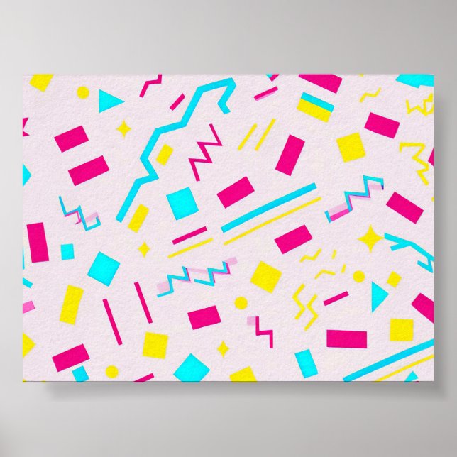 90's Vibe Pattern Poster (Front)