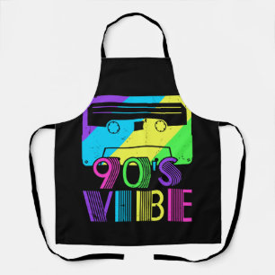 90s Vibe Retro Aesthetic Costume Party Wear Apron