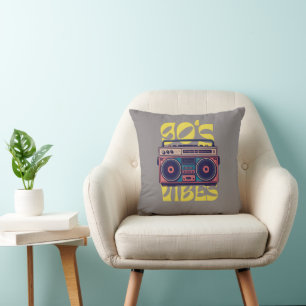 90's vibe vintage Boombox Cushion