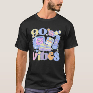 90s Vibes Retro Nineties Style Vintage Music Costu T-Shirt