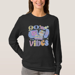 90s Vibes Retro Nineties Style Vintage Music Costu T-Shirt