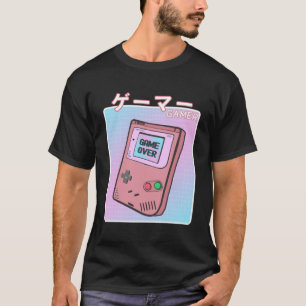 90s Video Game  Japanese Aesthetic Vaporwave Gamer T-Shirt