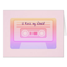 90s y2k Vaporwave Pink Valentines Day Card