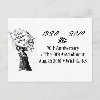 90th Amendment Celebration   postcard