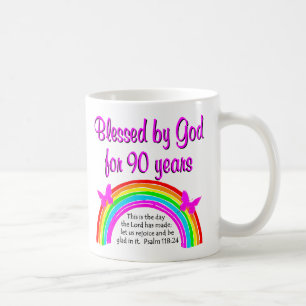 90TH BIRTHDAY BLESSING COFFEE MUG