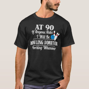 90th Birthday Bowling 90 Year Old T-Shirt