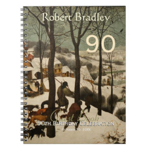 90th Birthday Celebration Customisable Guest Book