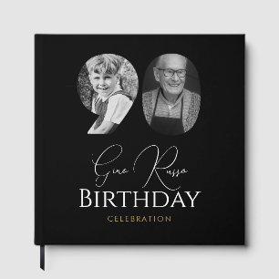 90th Birthday Celebration Personalised Photo Guest Book