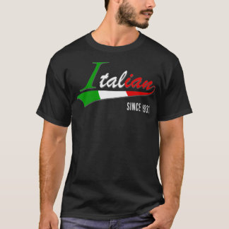 90th Birthday gift Italian Since 1931 90 years bor T-Shirt