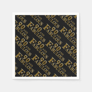 90th Birthday  Napkin