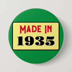 90th Birthday party born 1935 90 pin
