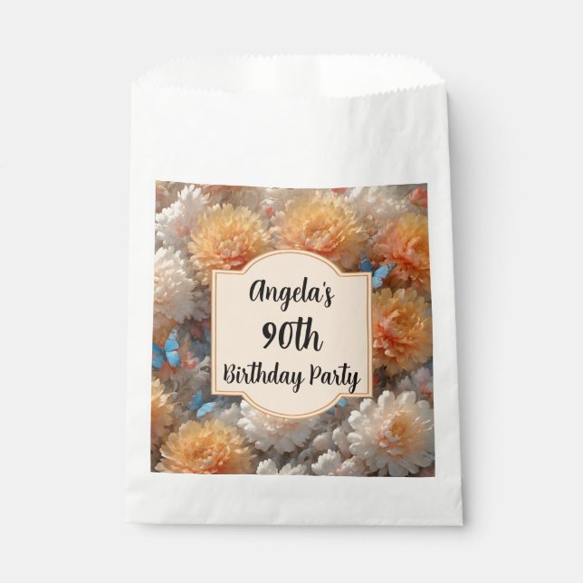 90th Birthday Party Favour Bag (Front)