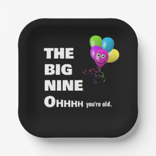 90th Birthday Party Humour Paper Plate