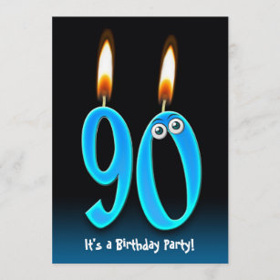 90th Birthday Party Invitation