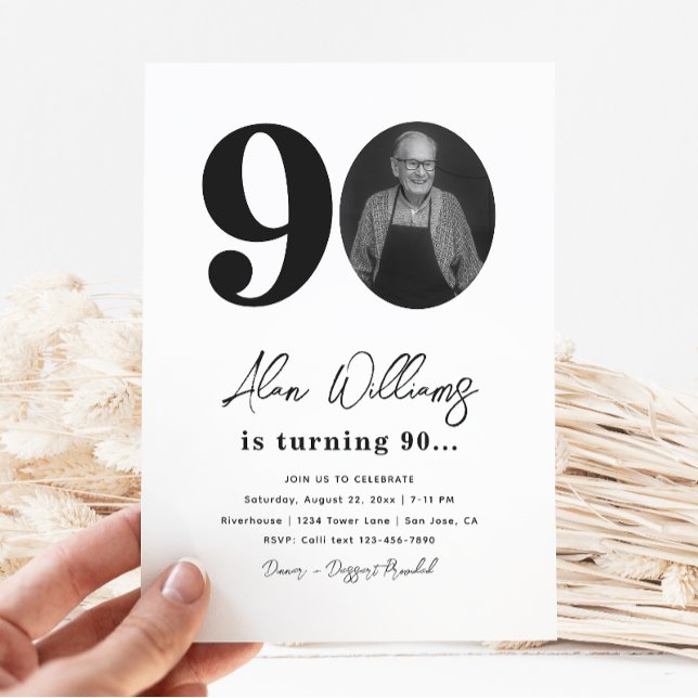 90th Birthday Party Invitation | 90th Birthday (Creator Uploaded)