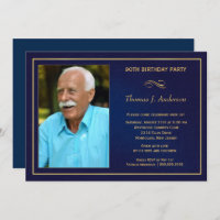 90th Birthday Party Invitations - Add your photo