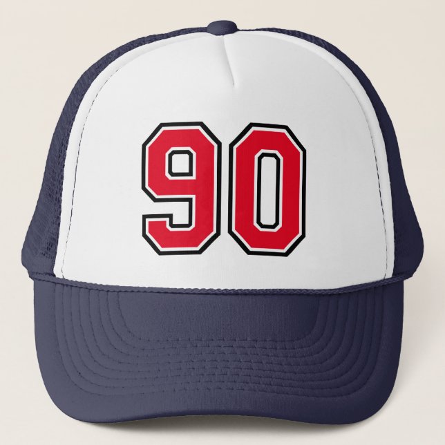 90th Birthday Party Trucker Hat (Front)