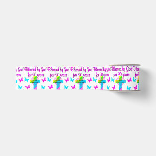 90TH BIRTHDAY PRAYER GROSGRAIN RIBBON