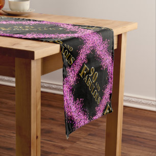 90th Birthday Short Table Runner