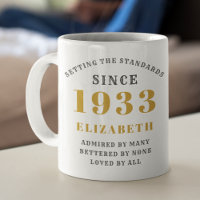 90th Birthday Standards Born 1933 Name Year
