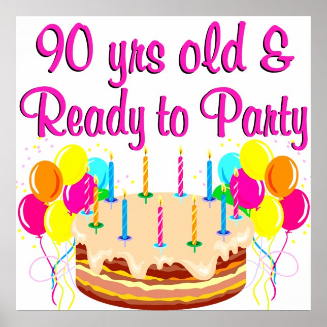 90TH PARTY GIRL POSTER (Front)