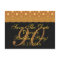 90th Save the Date Birthday Gold Black Lace