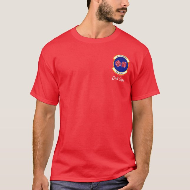 90th TFS Wild Weasel (dark shirt) T-Shirt (Front)
