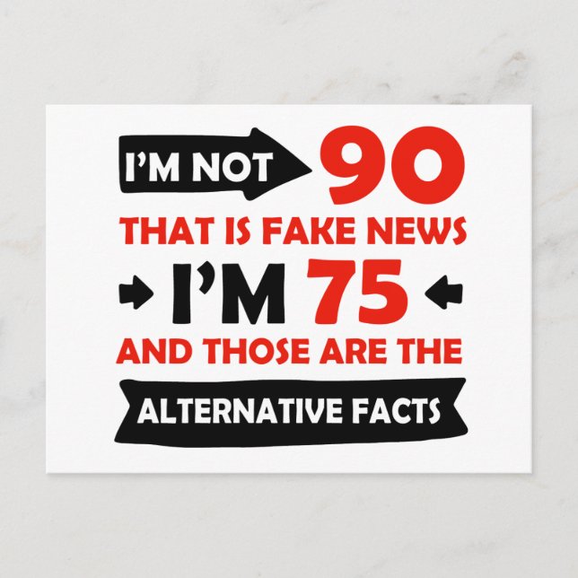 90th year old birthday gifts postcard (Front)