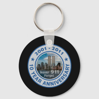 911 10 Year Anniversary Key Ring