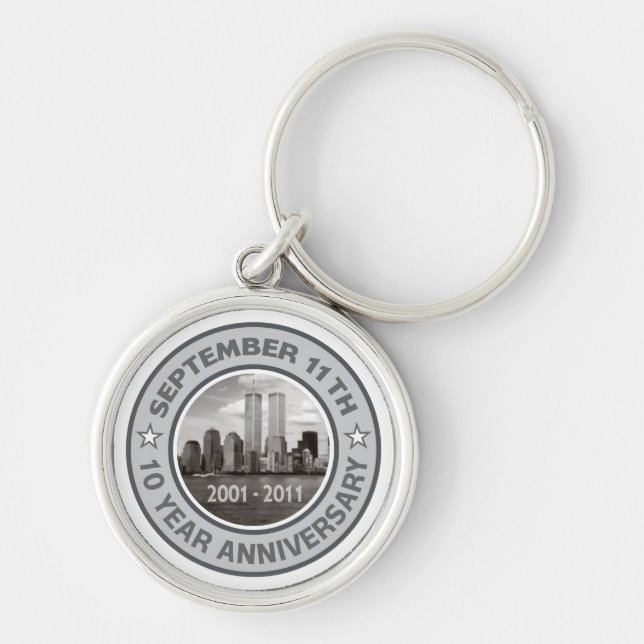 911 10 Year Anniversary Key Ring (Front)