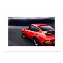 911 Carrera Sports coupe Poster Illustration