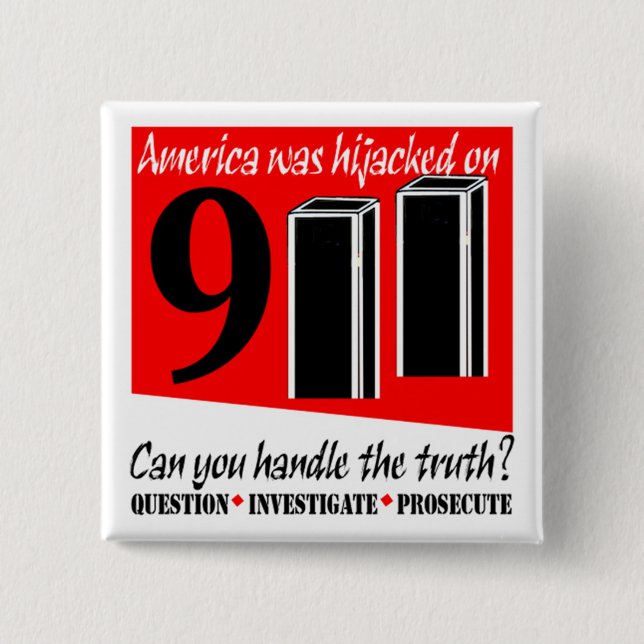 911 Conspiracy Buttons (Front)