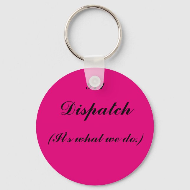 911 Dispatch Centres Key Ring (Front)