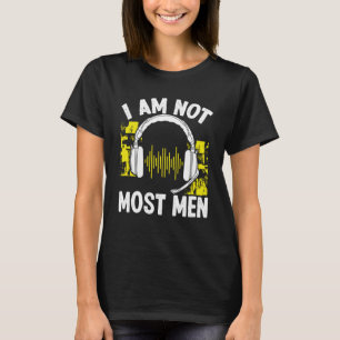 911 Dispatch Operator I am not most Men Thin Gold T-Shirt