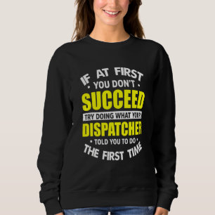 911 Dispatcher Appreciation First Responder Gold L Sweatshirt